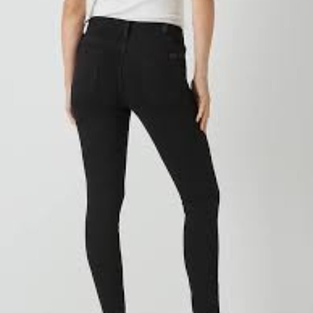 74AM Black The High Waisted Skinny Jeans 27